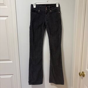 Y2K GAP 1969 Perfect Boot Cut corduroy pants grey size 24 low rise Bella Swan